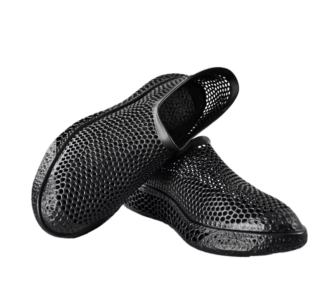3D printed shoes, men's and women's casual shoes, hollowed out, breathable, anti slip