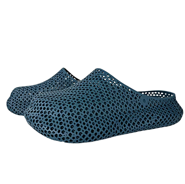 3D Printed Slippers with Holes, Men's and Women's Summer Outdoor Breathable Thick Soles for Anti-Slip