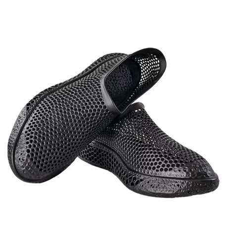 3D printed shoes, men's and women's casual shoes, hollowed out, breathable, anti slip