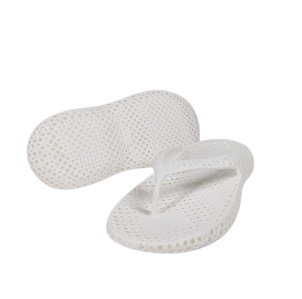 3D printed flip flops integrated into slippers for men and women to wear outdoors in summer