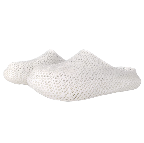 3D Printed Slippers with Holes, Men's and Women's Summer Outdoor Breathable Thick Soles for Anti-Slip